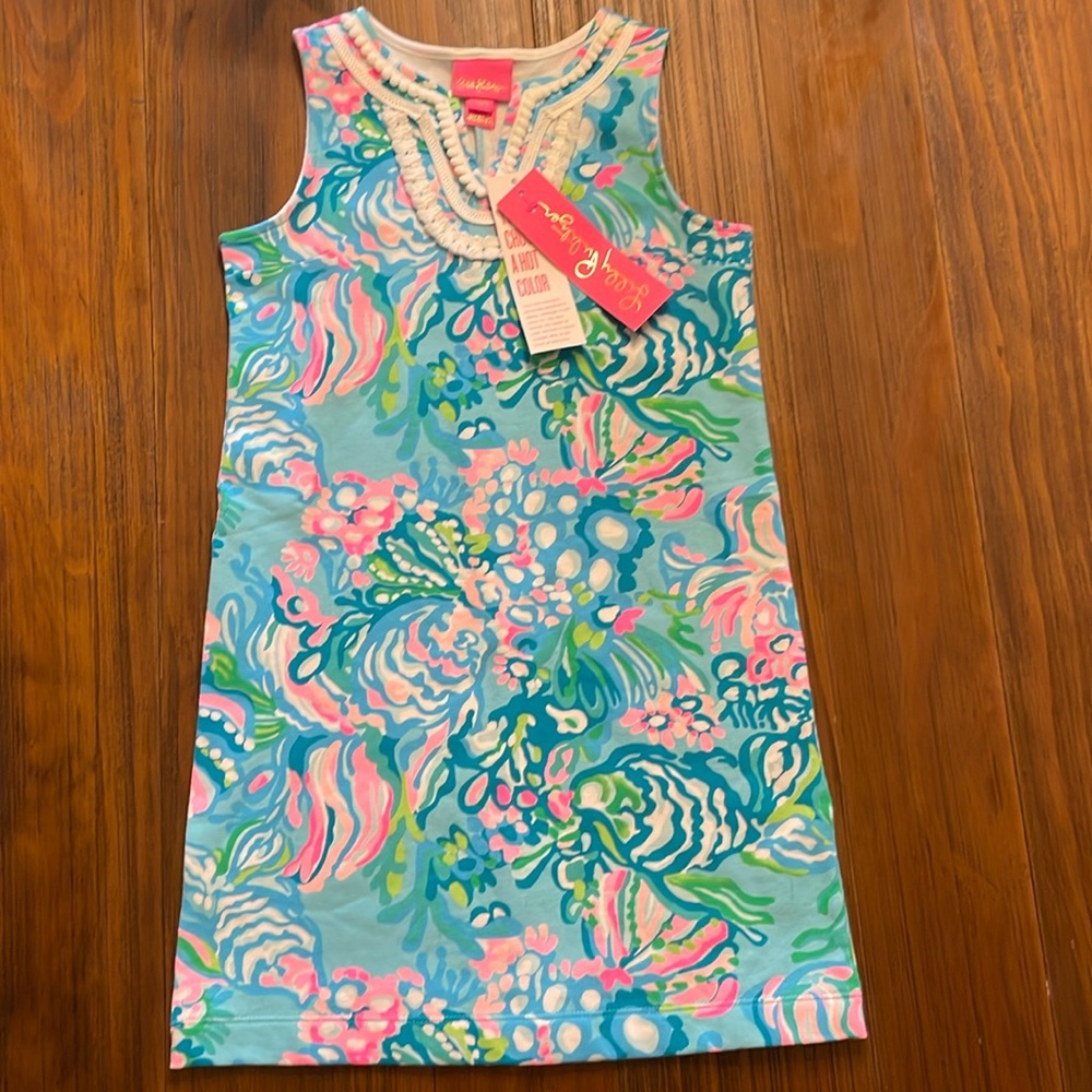 Lilly Pulitzer Mini Harper Shift Dress Size M 6/7. NWT